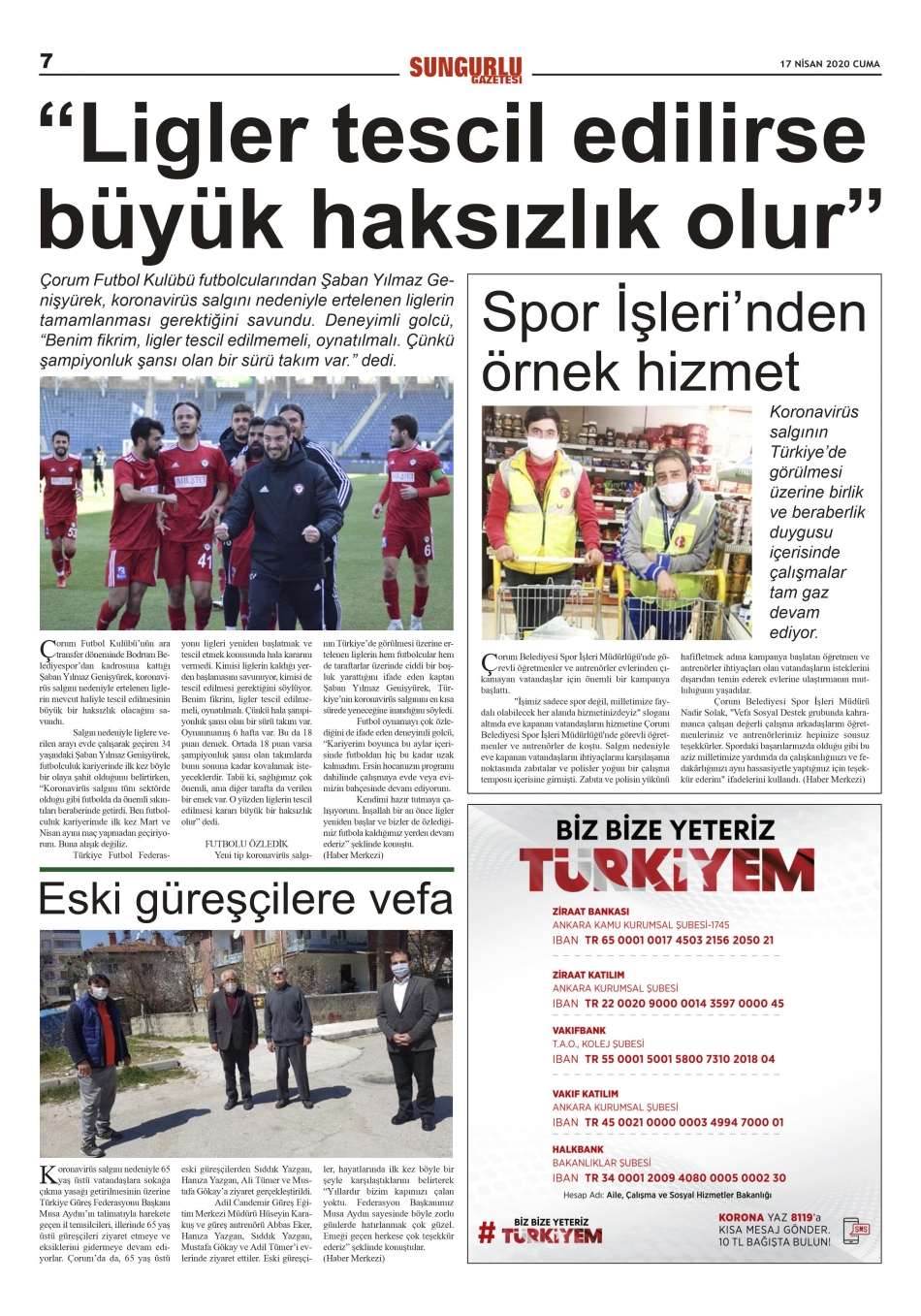 sungurlu gazetesi