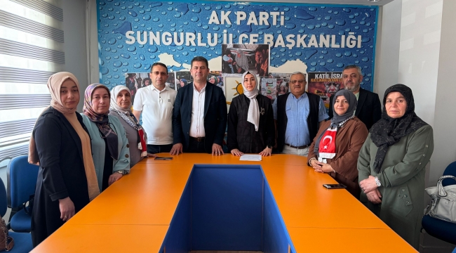 AK PARTİ KADIN KOLLARI FİLİSTİNLİ ANNELER İÇİN TOPLANDI