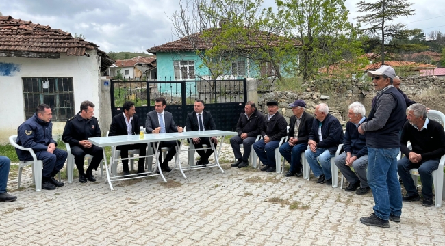 KAYMAKAM, KARAKAYA KÖYÜNÜ ZİYARET ETTİ 