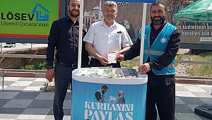 MÜFTÜ KURBAN BAĞIŞINDA BULUNDU…