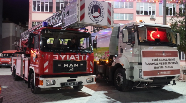 SUNGURLU BELEDİYESİNE 2 YENİ ARAÇ…