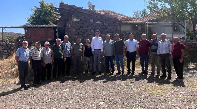 KAYMAKAM, KÖYLERDE VATANDAŞLARLA BULUŞTU
