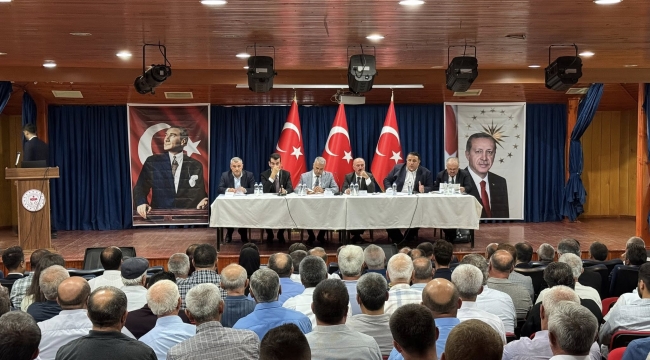 MUHTARLARIN TALEPLERİ MASAYA YATIRILDI...