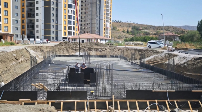YATILI HAFIZLIK KIZ KUR'AN KURSUNUN TEMELİ ATILDI
