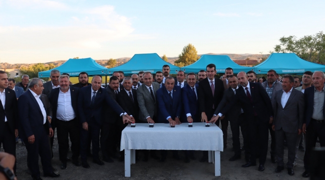 HALK EKMEK TESİSİNİN TEMELİ ATILDI 