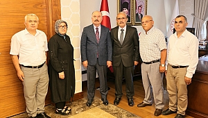 VALİ ALİ ÇALGAN, SUNGURLU ŞEHİT AİLELERİNİ KABUL ETTİ 