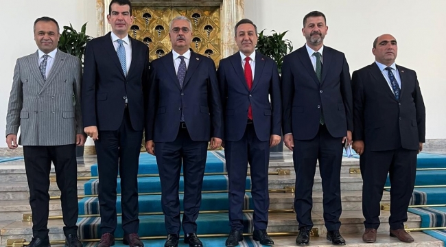 ÇORUM MİLLETVEKİLLERİNİ ZİYARET ETTİLER…