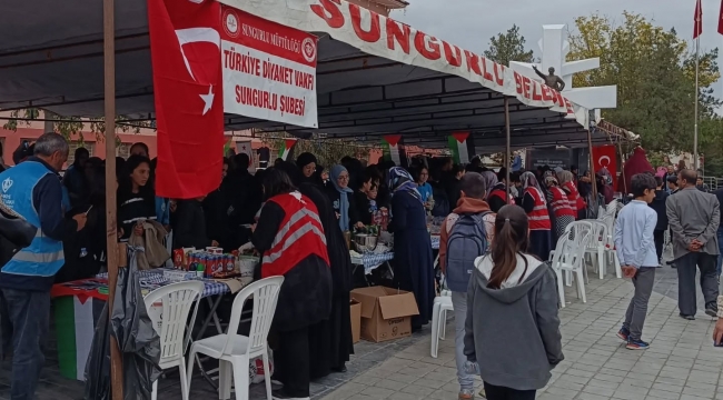 KERMESTEN GAZZE’YE 1 MİLYON 201 BİN LİRA…