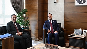 BAŞKAN MUHSİN DERE, BAKAN FATİH KACIR'I ZİYARET ETTİ