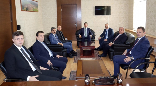 KAYMAKAM KÖKSAL’A ÜST DÜZEY YARGI HEYETİNDEN ZİYARET...