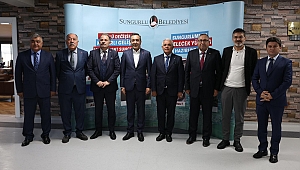 MAMAK BELEDİYE BAŞKANI, MUHSİN DERE’Yİ ZİYARET ETTİ 