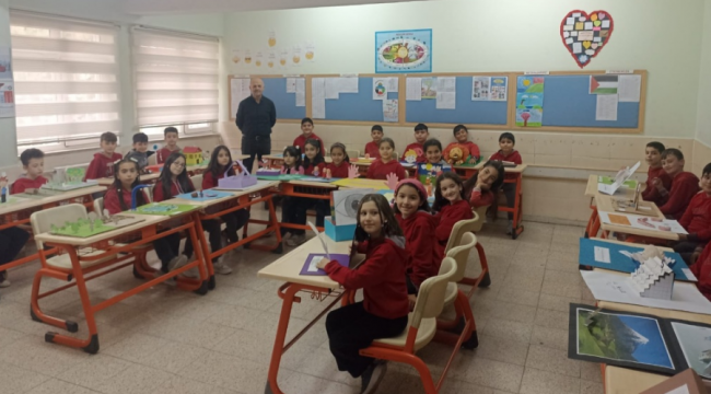 ÖĞRENCİLER ATASÖZLERİNİ GÖRSELLERLE ANLATTI…