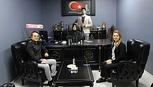 ŞEKERBANK ŞUBE MÜDÜRÜ GAZETEMİZİ ZİYARET ETTİ...