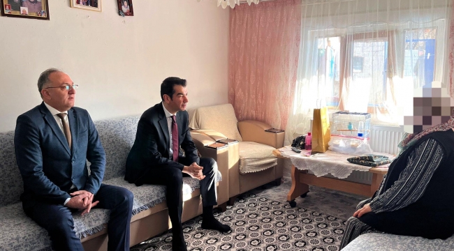 KAYMAKAM, ÖZEL BİREYLERİ EVLERİNDE ZİYARET ETTİ