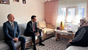 KAYMAKAM, ÖZEL BİREYLERİ EVLERİNDE ZİYARET ETTİ