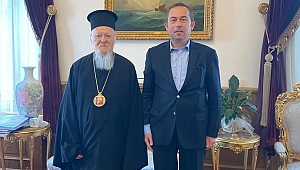 SUNGURLULU İŞ İNSANI MURAT KOÇAK, BARTHOLOMEOS’U ZİYARET ETTİ…
