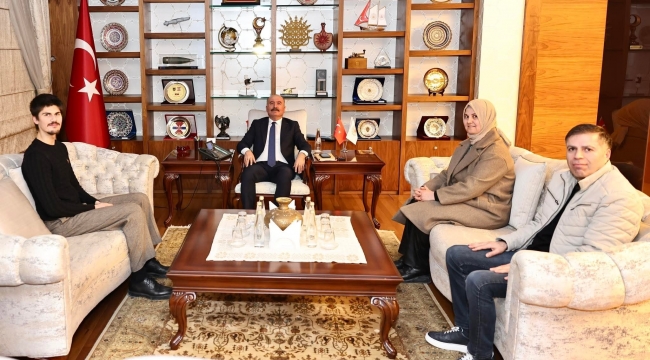 ÇORUM VALİSİ ALİ ÇALGAN'A ZİYARET...