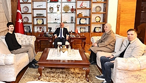 ÇORUM VALİSİ ALİ ÇALGAN'A ZİYARET...