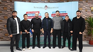 GÜREŞÇİLER, MUHSİN DERE’Yİ ZİYARET ETTİ…