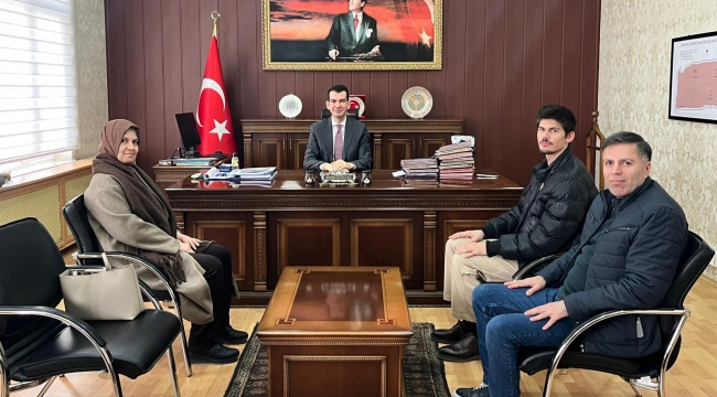 KAYMAKAM MUTLU KÖKSAL’A ZİYARET…