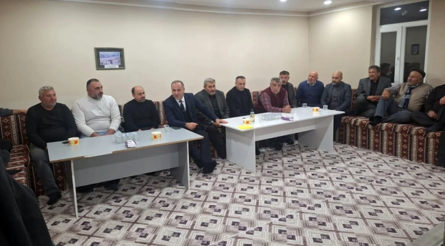 MHP’DEN KAVŞUT KÖYÜNE ZİYARET…