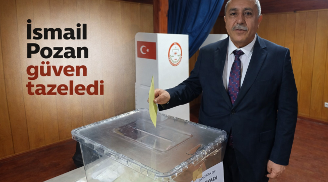 İSMAİL POZAN GÜVEN TAZELEDİ...