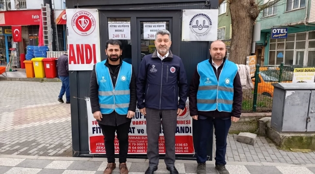 ZEKÂT, FİTRE VE BAĞIŞ STANDI KURULDU
