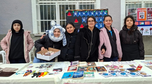 KERMESTE FİLİSTİN İÇİN 237 BİN LİRA TOPLANDI…