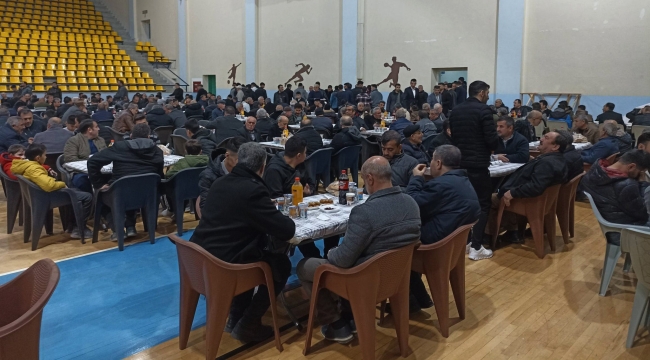 SANAYİ ESNAFI İFTARDA BİR ARAYA GELDİ...