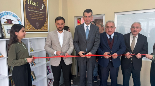 ŞEHİT LOKMAN TIKNAZOĞLU ANISINA KÜTÜPHANE AÇILDI…