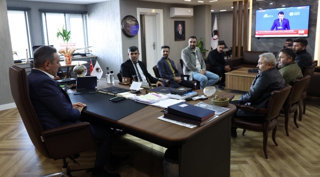 ERKAN KOR, MUHSİN DERE’Yİ ZİYARET ETTİ