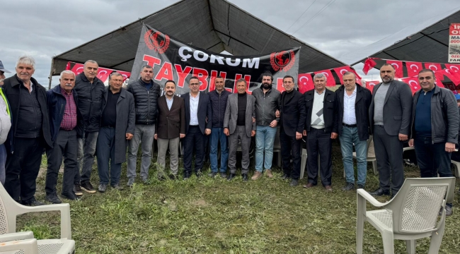 TAYBI KÖYÜNDE YAĞMUR VE ŞÜKÜR DUASI YAPILDI...