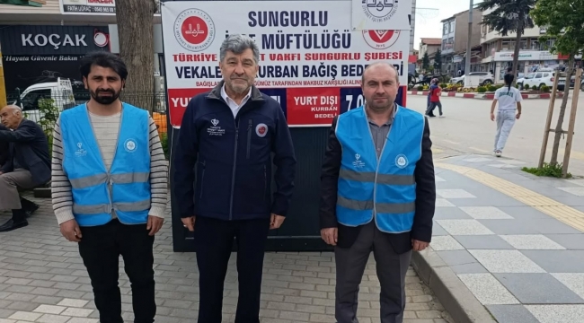 VEKALETLE KURBAN BAĞIŞ STANDI AÇILDI
