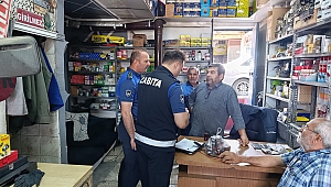 ZABITA, SANAYİ ESNAFINA RUHSAT DENETİMİ YAPTI…