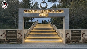 BELEDİYE SUNGURLU ŞEHİTLİĞİNİ YENİLİYOR...