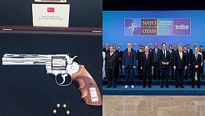 NATO LİDERLERİNE HEDİYE EDİLEN GÜMÜŞAY’DA SUNGURLU İMZASI